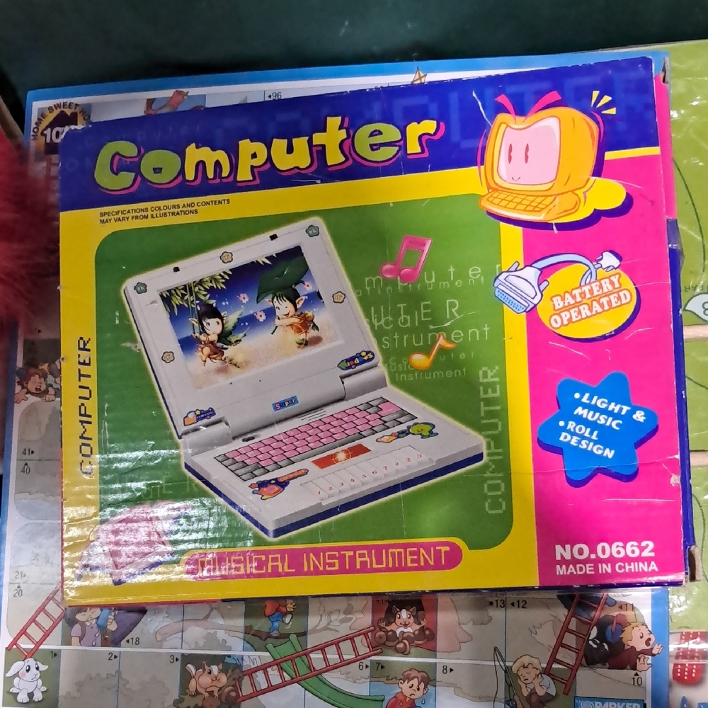 Musical Instrument Toy Laptop